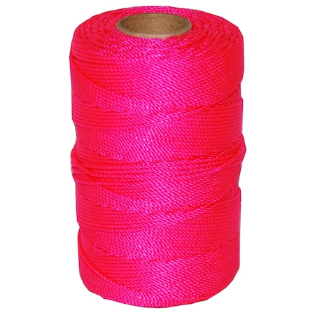 T.W. Evans Cordage Co. No. 18 x 1100 ft. Twisted Nylon Mason Line Pink 11-193